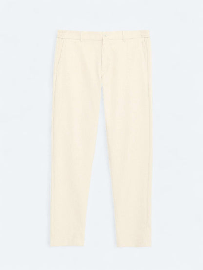 Bej Dokuma Jogging Fit Casual Pantolon