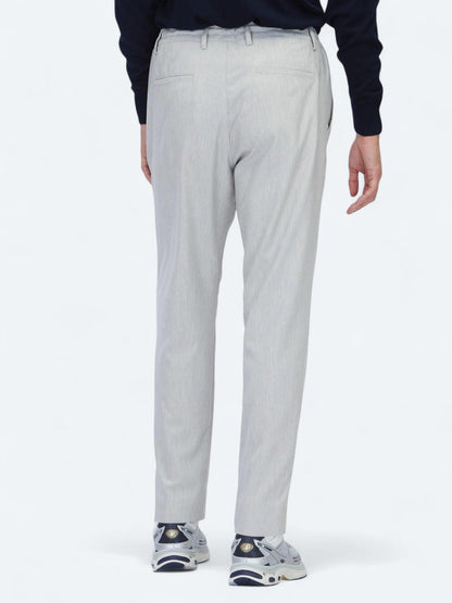 Gri Düz Dokuma Jogging Fit Casual Pantolon