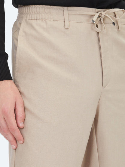 Vizon Düz Dokuma Jogging Fit Casual Pantolon