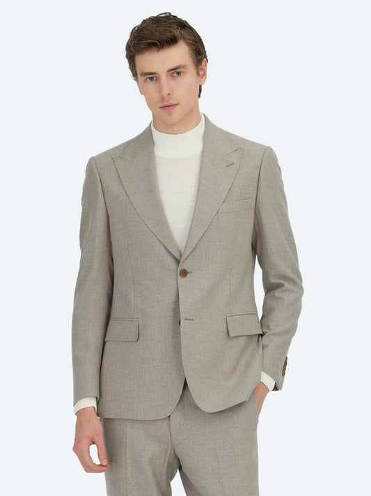 Vizon Mikro Modern Fit Yün Karışımlı Takım Elbise