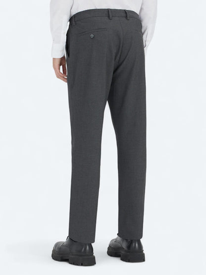 Antrasit Düz Dokuma Jogging Fit Casual Pantolon
