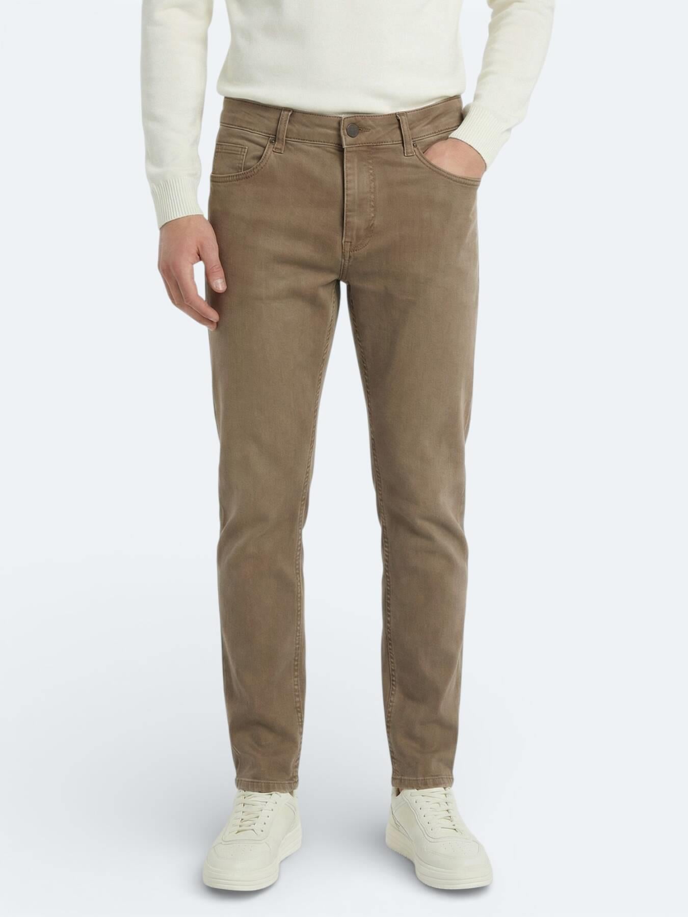 Hardal Slim Fit Denim Pamuk Karışımlı Pantolon
