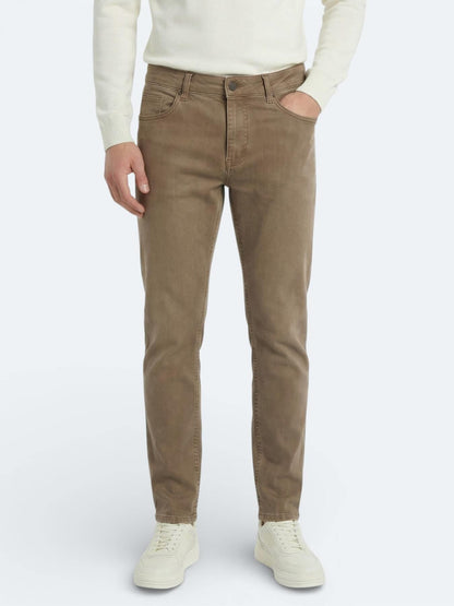 Hardal Slim Fit Denim Pamuk Karışımlı Pantolon
