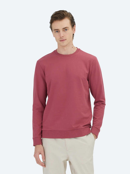 Gül Kurusu Bisiklet Yaka Sweatshırt