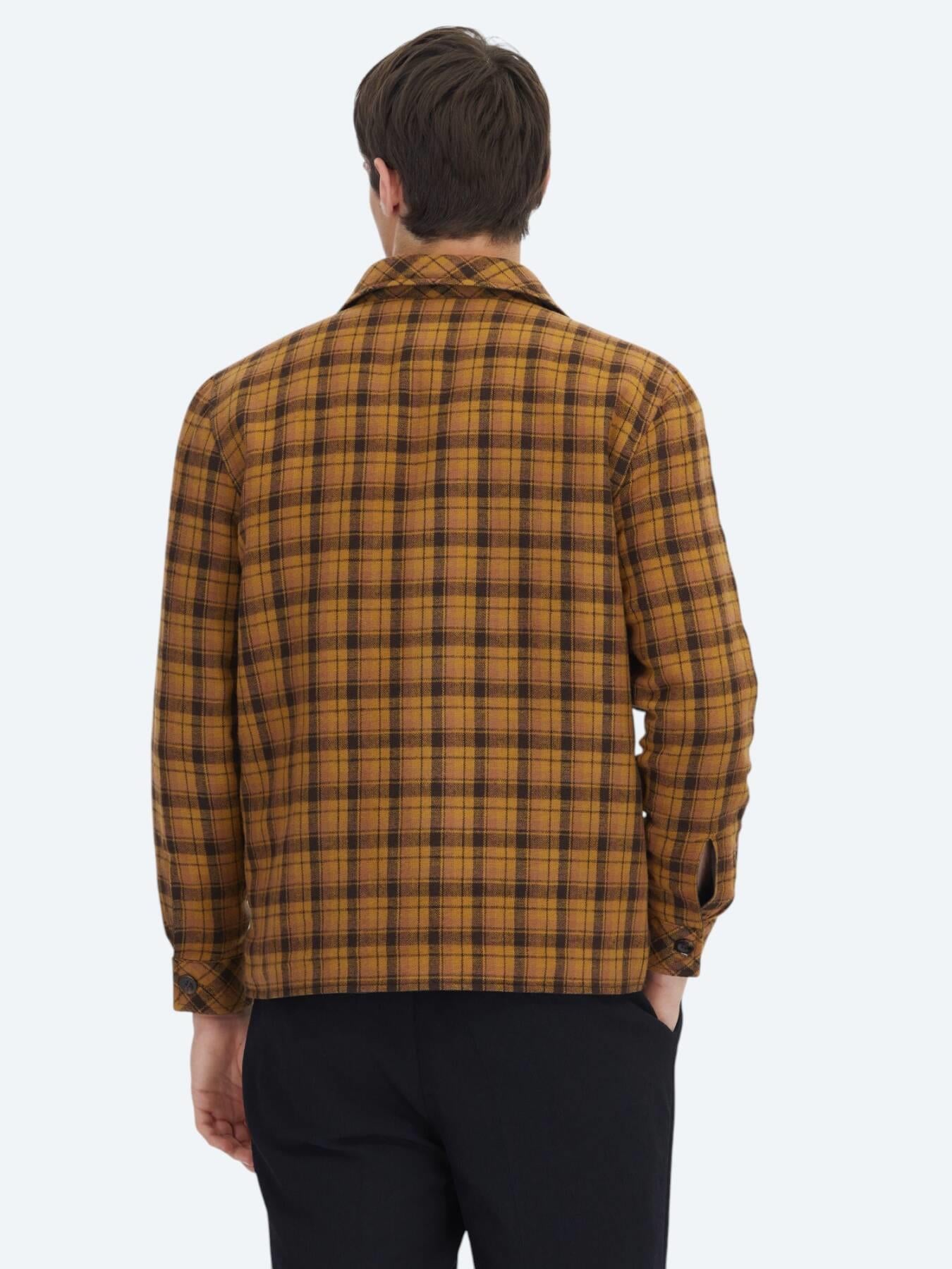 Kahverengi Regular Fit Kapüşonlu Casual Dokuma Mont