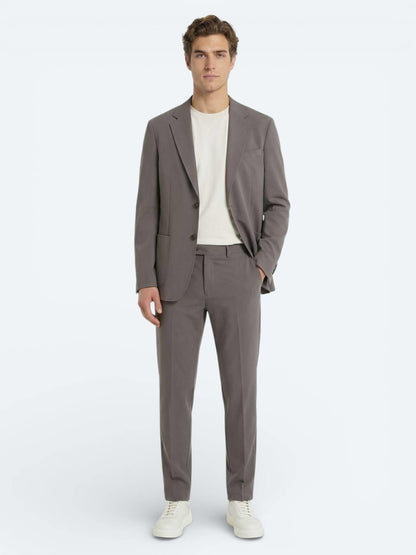 Haki Düz Modern Fit Takım Elbise