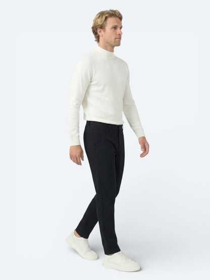 Lacivert Dokuma Jogging Fit Casual Pantolon