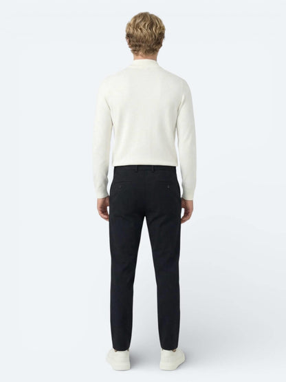 Lacivert Dokuma Jogging Fit Casual Pantolon
