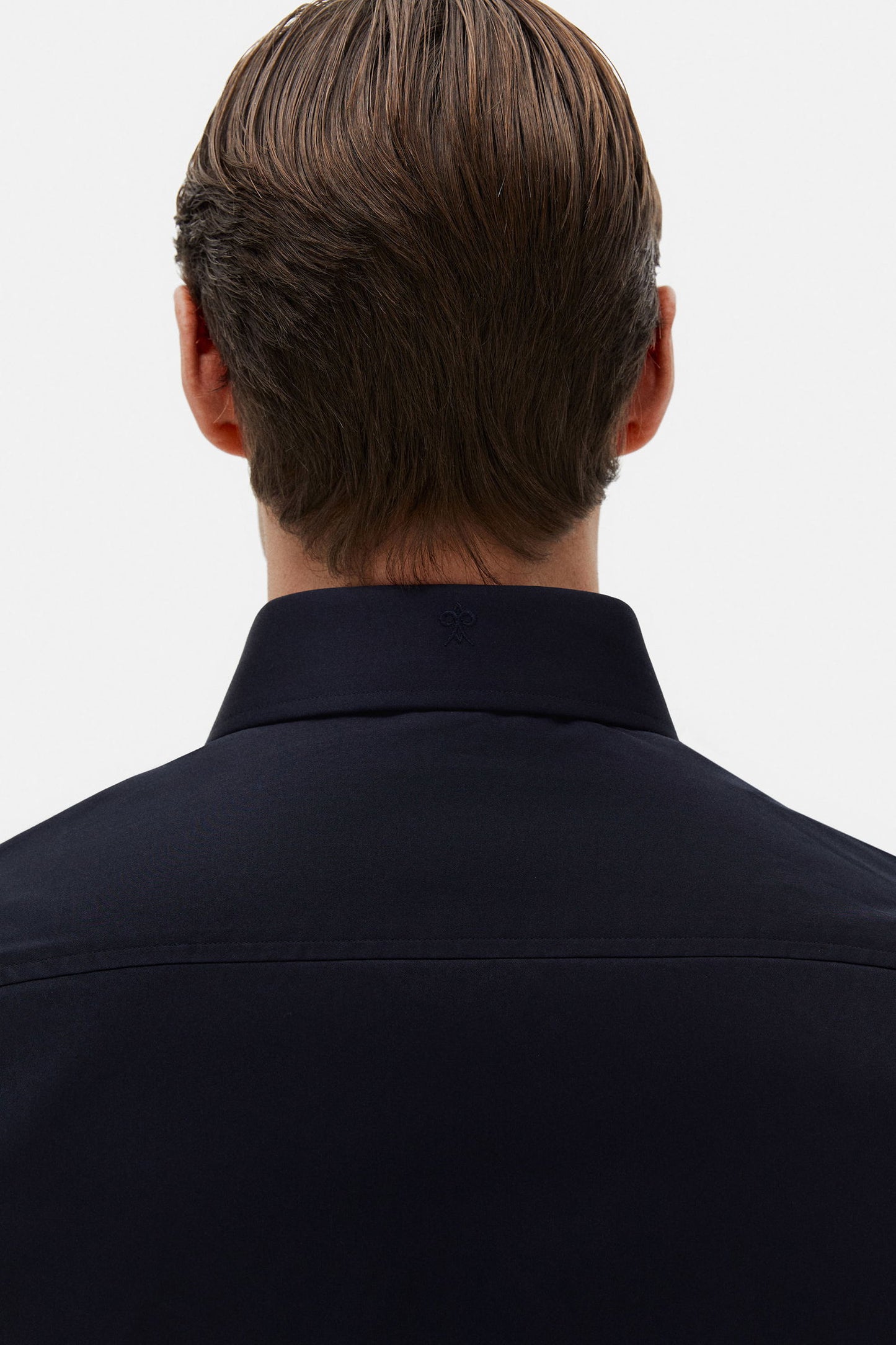 Damat Comfort Lacivert Düz %100 Pamuk Nano Care Gömlek
