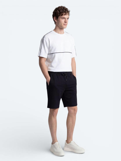 Ekru Düz T-shirt