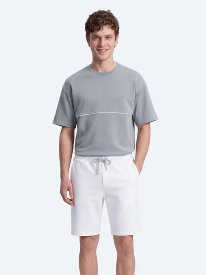 Gri Düz T-shirt