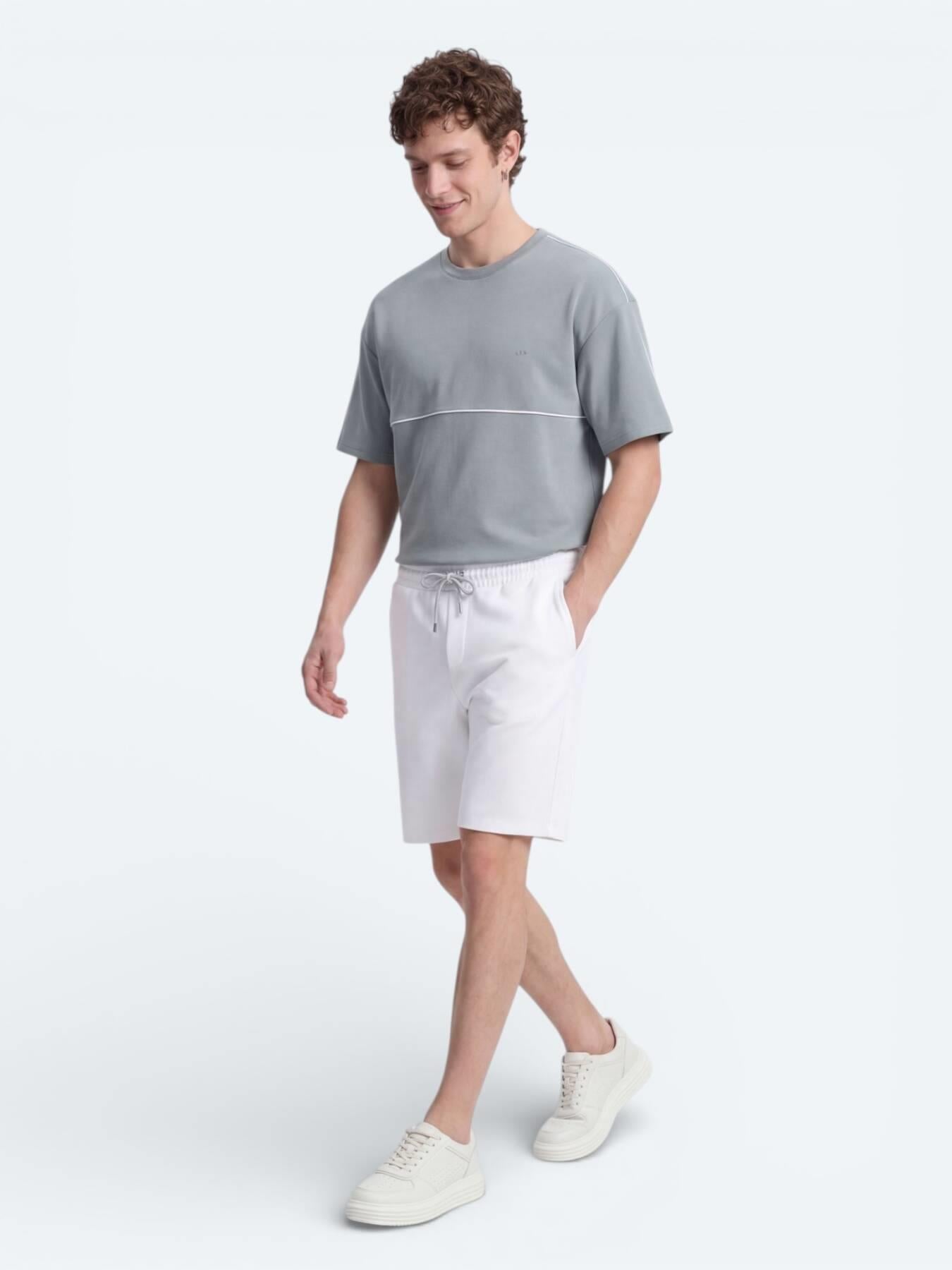 Gri Düz T-shirt