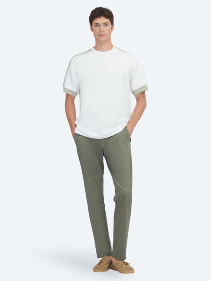 Ekru Düz T-shirt