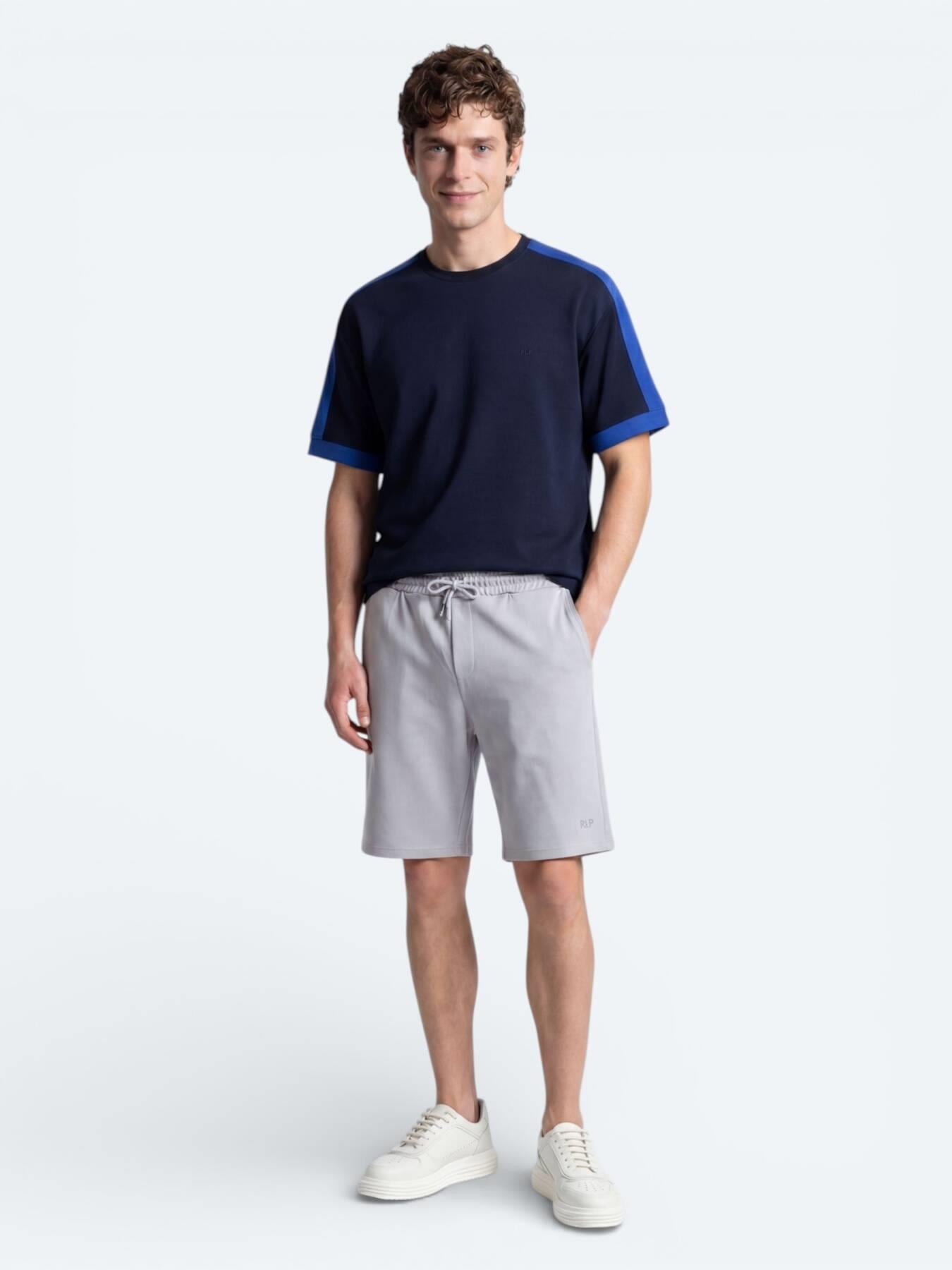 Lacivert Düz T-shirt