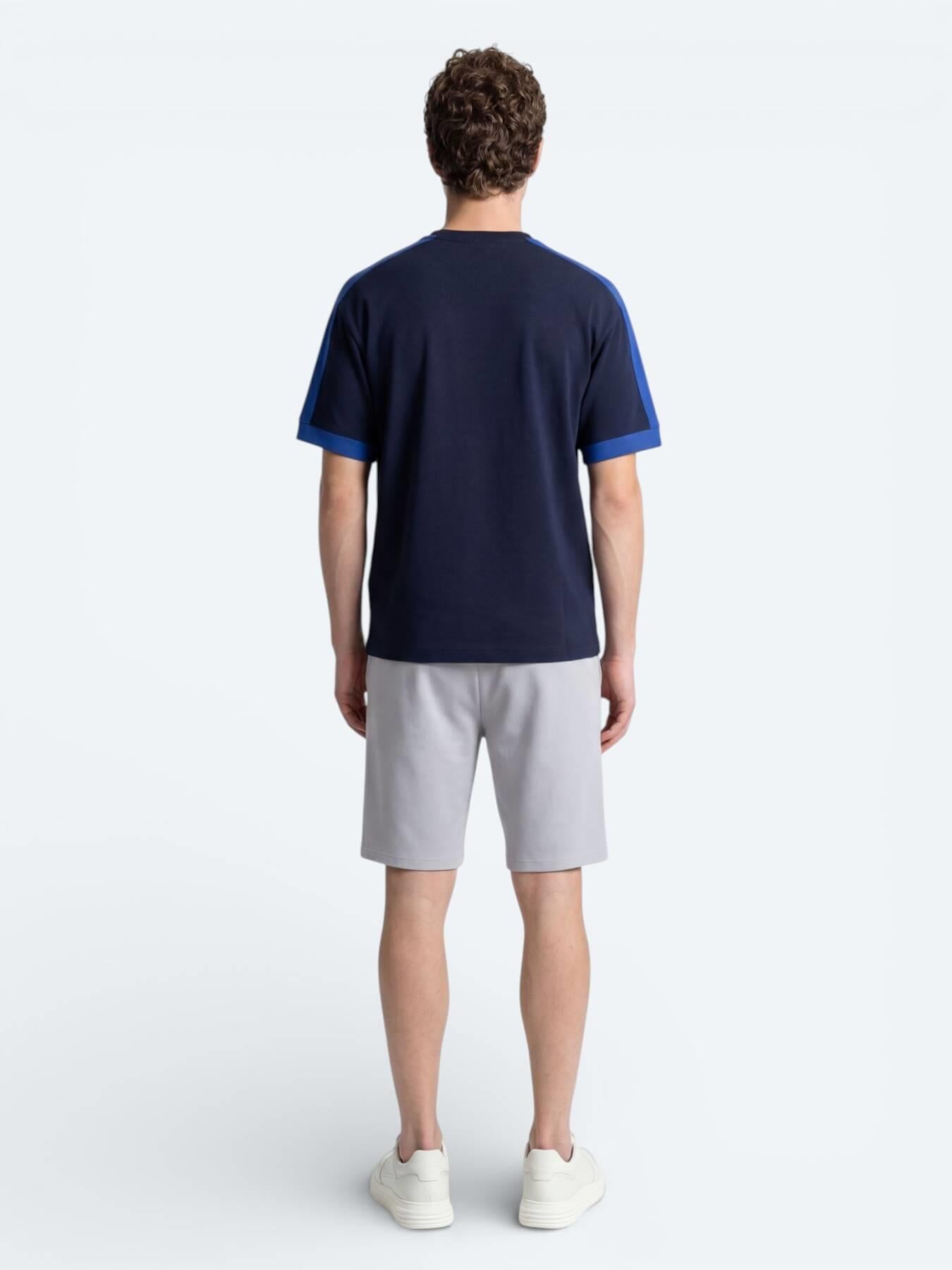 Lacivert Düz T-shirt