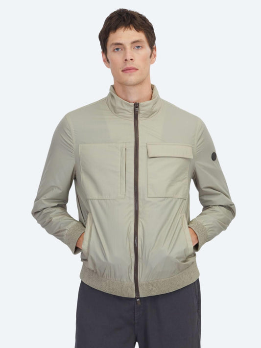 Vizon Regular Fit Dik Yaka Casual Dokuma Mont