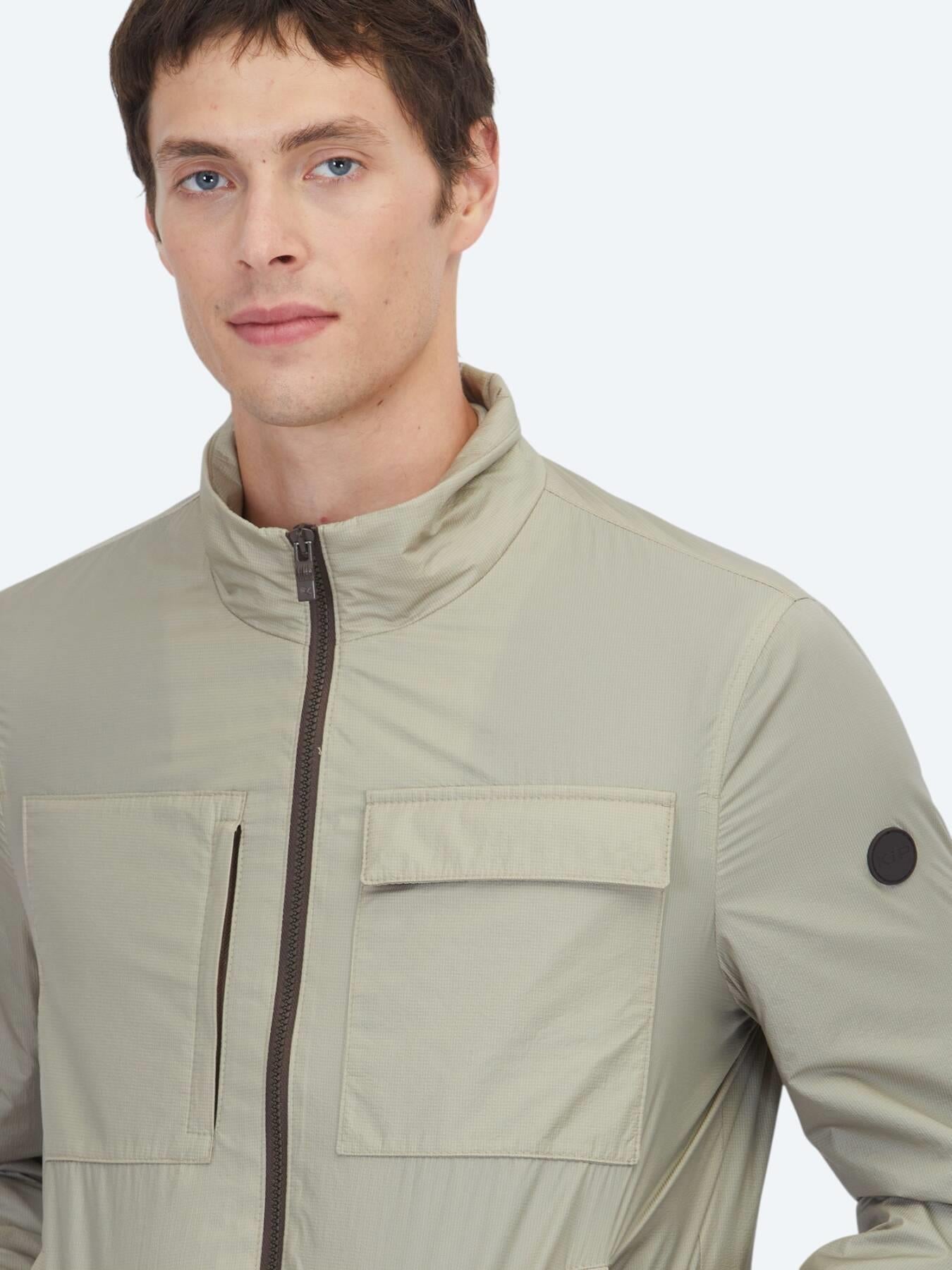 Vizon Regular Fit Dik Yaka Casual Dokuma Mont
