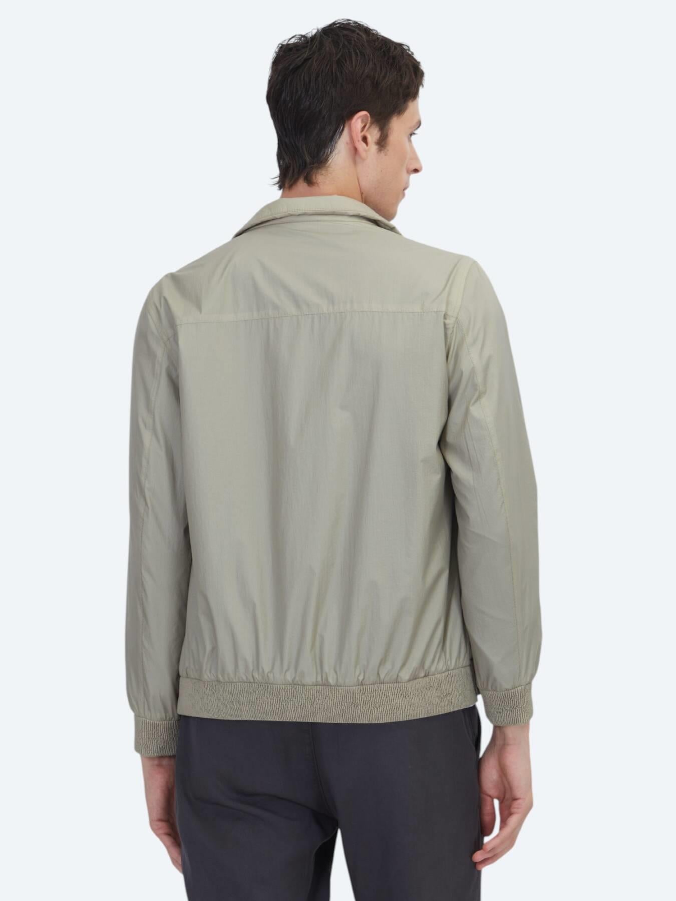 Vizon Regular Fit Dik Yaka Casual Dokuma Mont