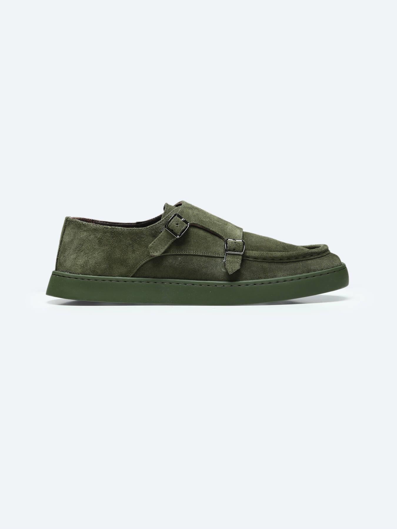 Haki Süet Smart Casual Ayakkabı