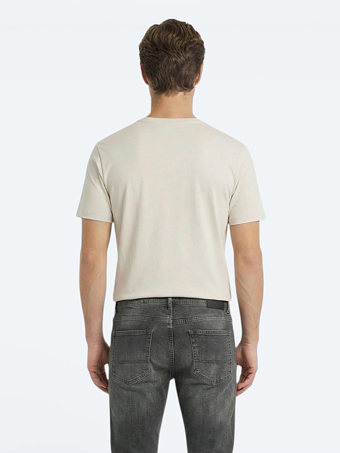 Çok Renkli 5'li Düz %100 Pamuk T-shirt