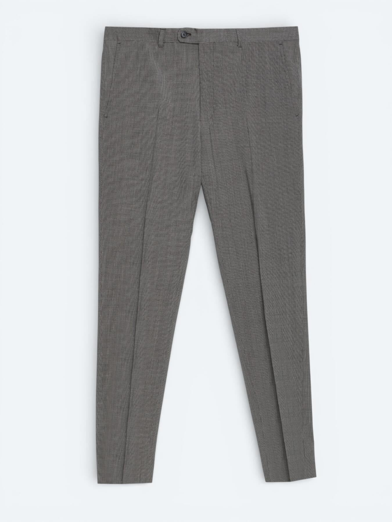 Açık Kahve Modern Fit Yün Karışımlı Takım Elbise