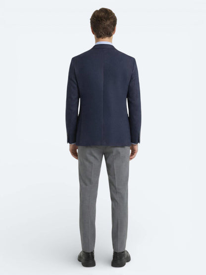 Renkli Mikro Modern Fit Yün Karışımlı Ceket