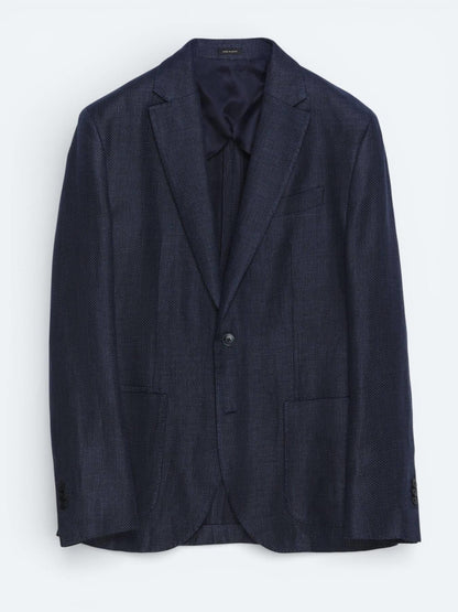 Renkli Mikro Modern Fit Yün Karışımlı Ceket