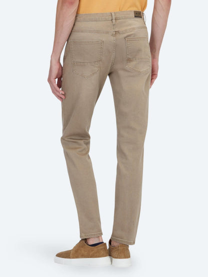 Deve Tüyü Slim Fit Denim Pamuk Karışımlı Pantolon