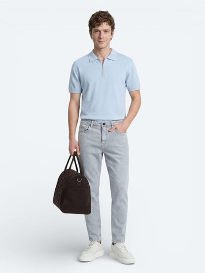 Mavi Slim Fit Denim Pamuk Karışımlı Pantolon