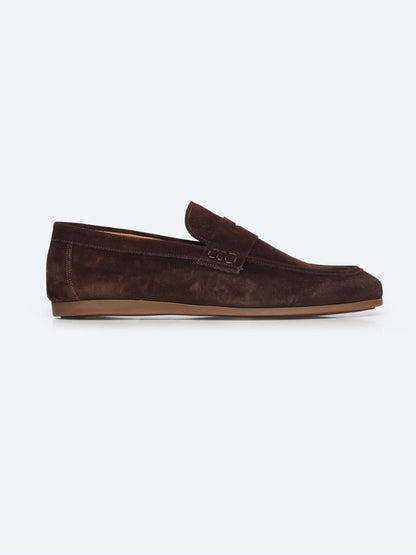 Kahverengi Süet Smart Casual Loafer
