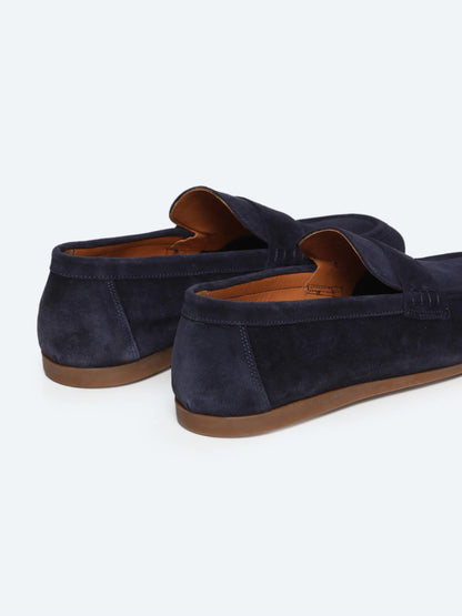 Lacivert Süet Smart Casual Loafer