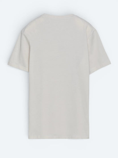Taş Düz %100 Pamuk T-shirt