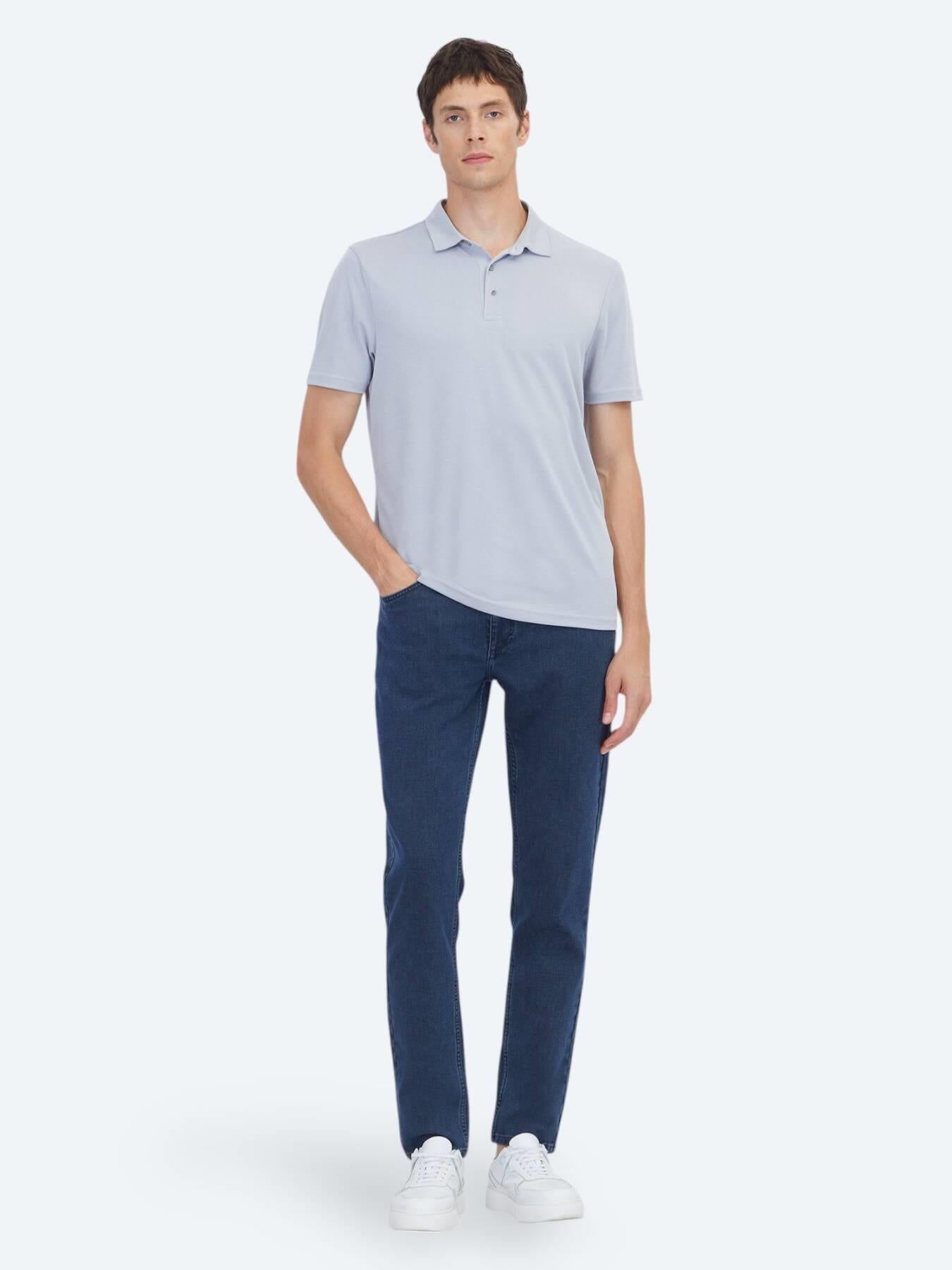 Lila Düz T-shirt