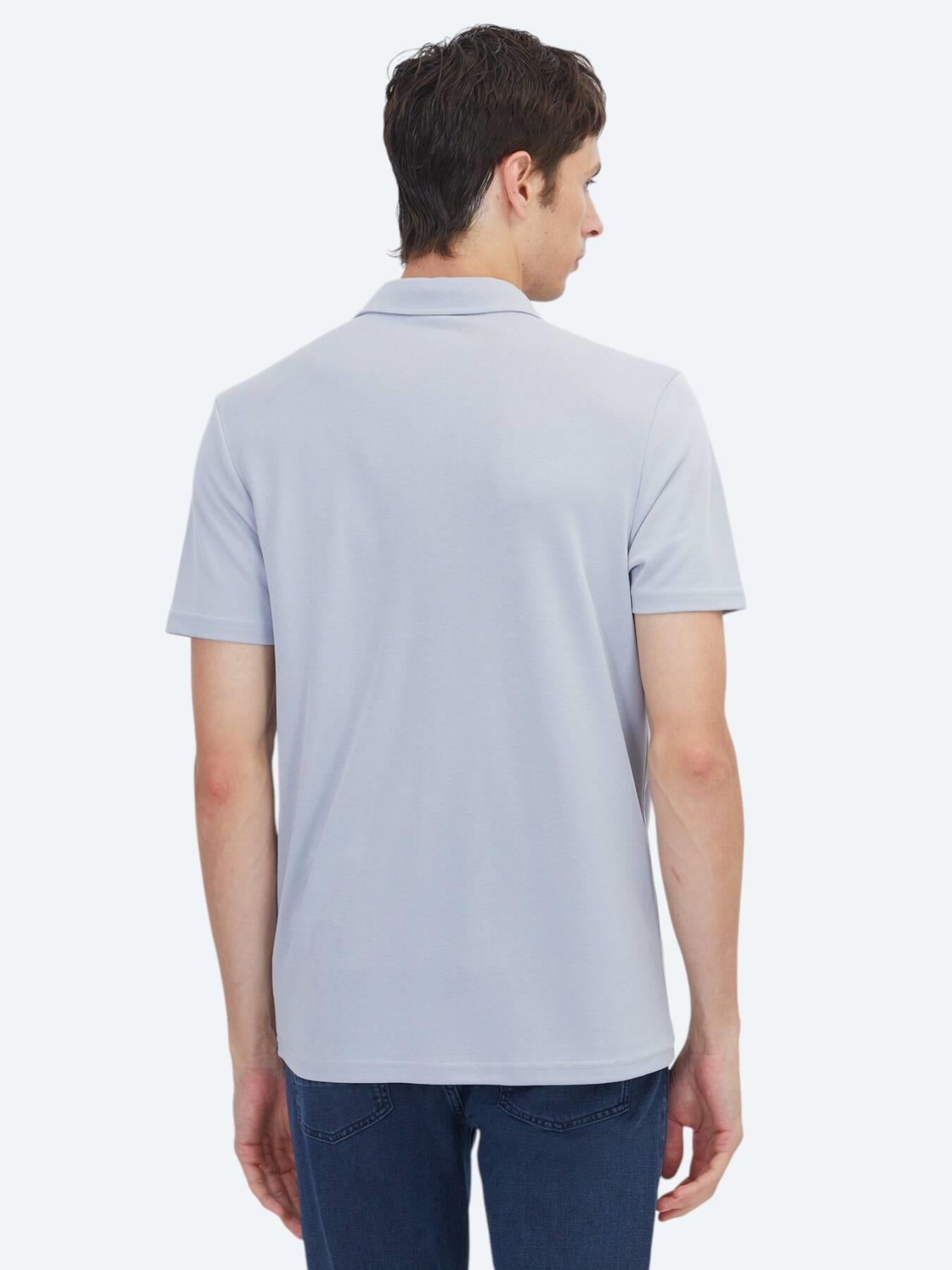 Lila Düz T-shirt