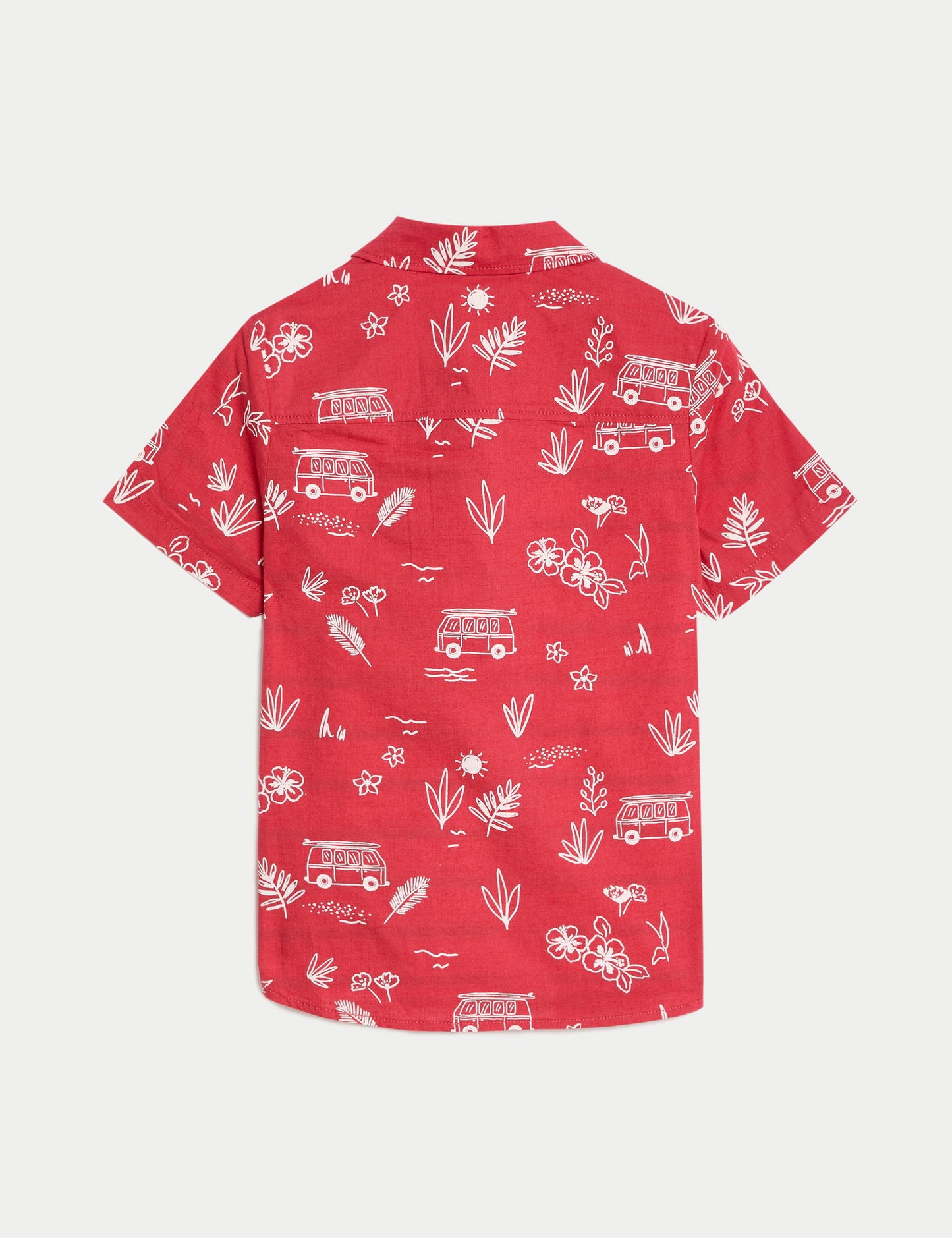 Saf Pamuklu 2'li Gömlek&t-shirt Takımı (2-8 Yaş)