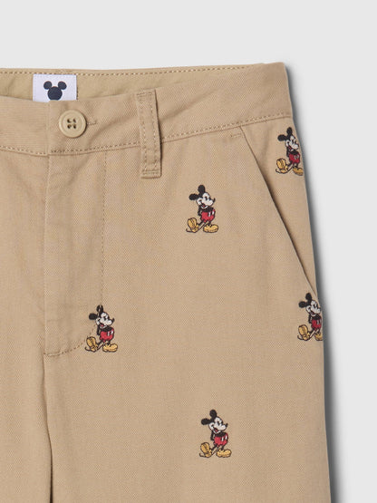Bej Gap × Disney Işlemeli Baggy Khaki Pantolon