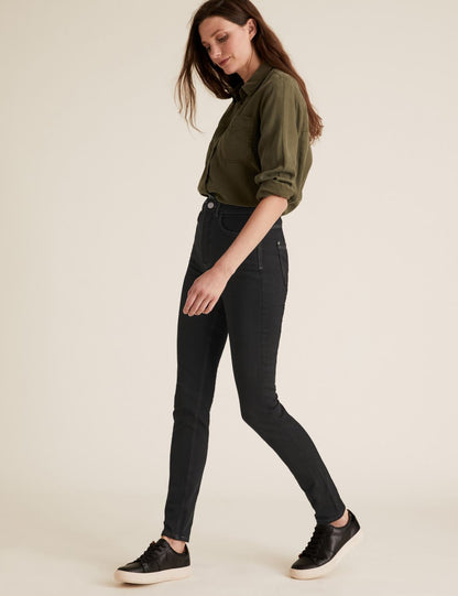 Skinny Fit Yüksek Bel Magic Jean Pantolon