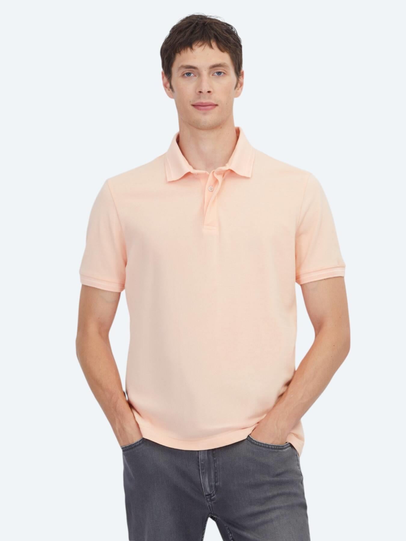 Pembe Düz %100 Pamuk T-shirt