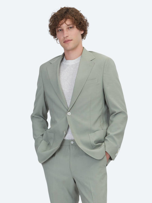 Haki Modern Fit Takım Elbise