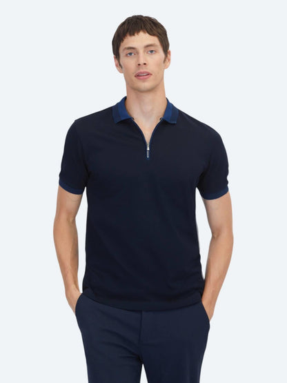 Lacivert Düz %100 Pamuk T-shirt