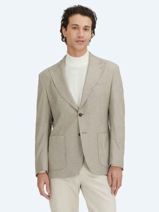 Kahverengi Kareli Modern Fit Ceket