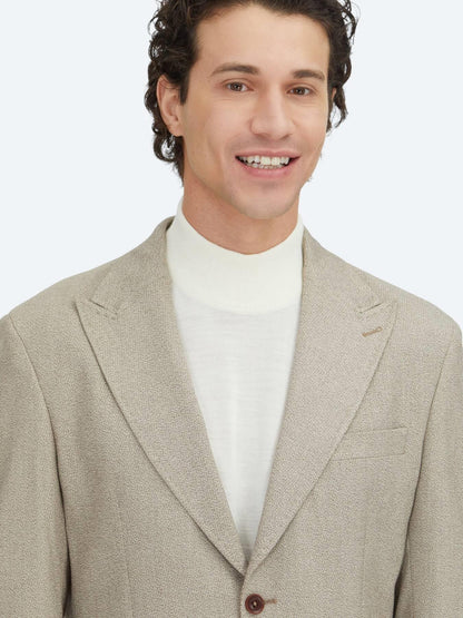 Kahverengi Kareli Modern Fit Ceket