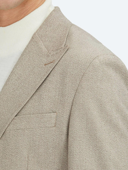 Kahverengi Kareli Modern Fit Ceket