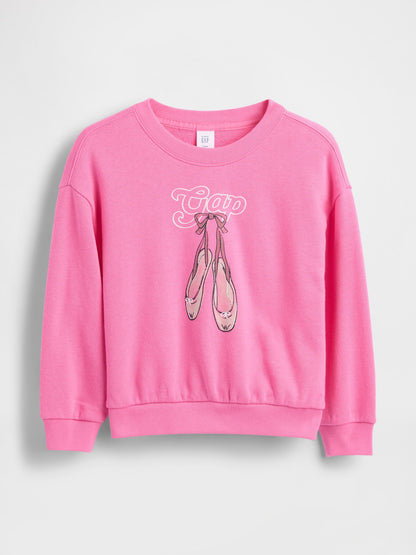 Pembe Gap Logo Kapüşonlu Sweatshirt
