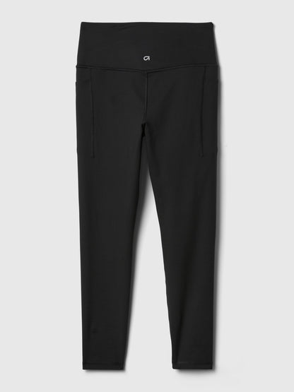 Siyah Gapfit High Rise Geri Dönüştürülmüş Legging Tayt