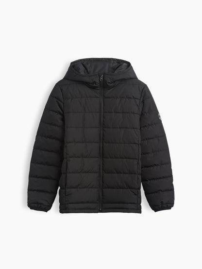 Siyah Puffer Şişme Mont