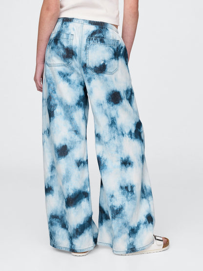 Mavi Kids Ultrasoft Denim Tie-dye Kolay Baggy Pantolon