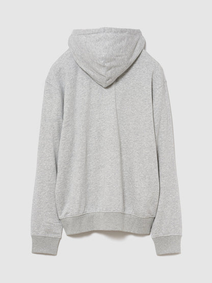 Gri Fransız Havlu Kumaş Relaxed Gap 1969 Logo Fermuarlı Sweatshirt