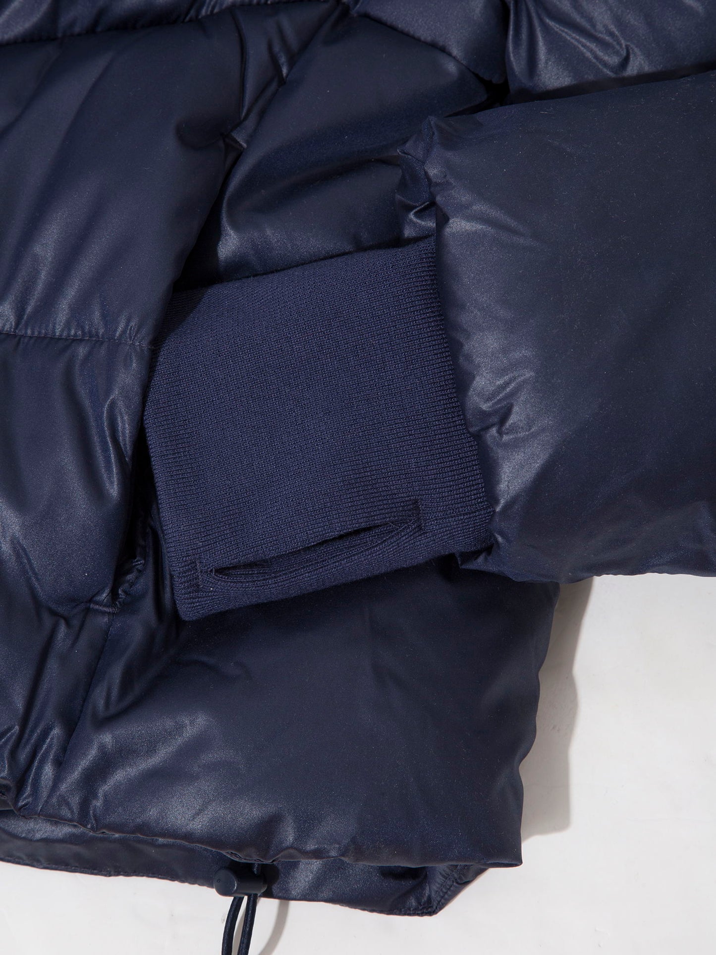 Lacivert Coldcontrol Crop Puffer Şişme Mont