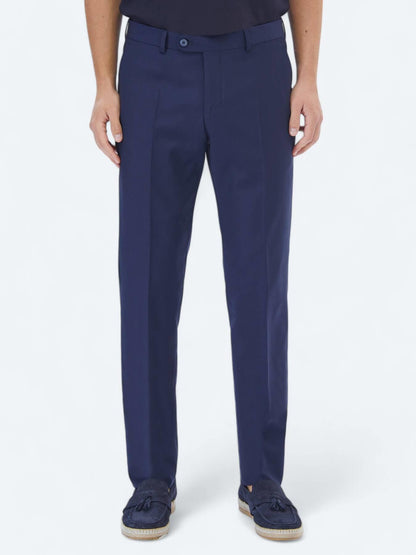 Saks Dokuma Fitted Fit Klasik Yün Karışımlı Pantolon